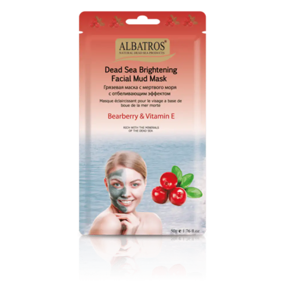 ALBATROS Brightening Dead Sea Mud Mask with Bearberry and Vitamin E