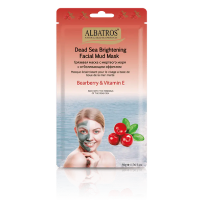 ALBATROS Brightening Dead Sea Mud Mask with Bearberry and Vitamin E