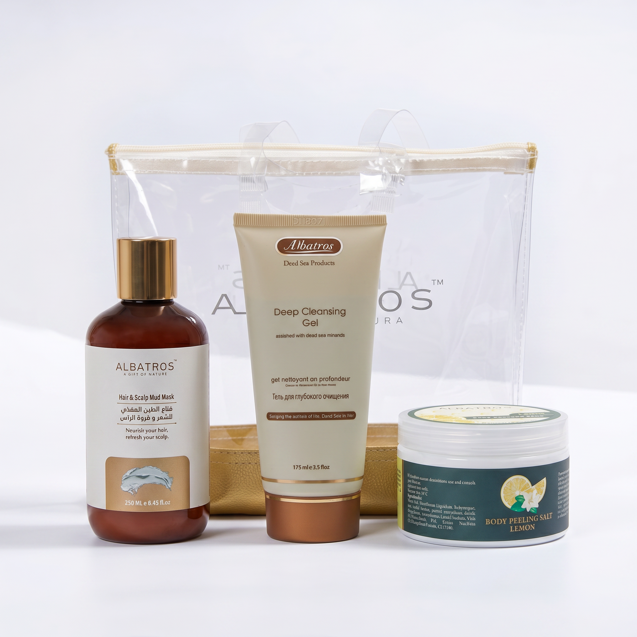 ALBATROS Complete Care Set, Dead Sea gift set with free gift bag